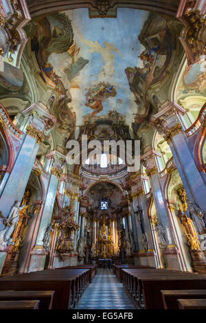 Église Saint Nicolas, Prague Banque D'Images