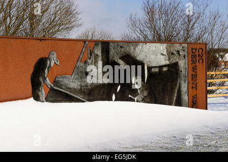 Fawcett Park Consett Banque D'Images