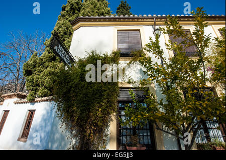 Hotel Du Nord situé à l'intérieur du complexe de l'Alhambra, Grenade, Andalousie, espagne. Banque D'Images