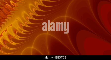 Un design fractal résumé représentant des vagues de musique dans une salle d'opéra. Banque D'Images