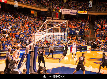 Boise State Basketball match contre San Diego State à Taco Bell Arena. Bose, New York Banque D'Images