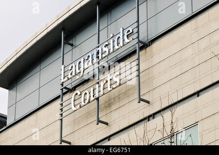 Tribunaux Laganside, Belfast. Et les magistrats de la couronne d'audience Banque D'Images