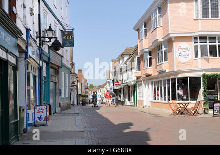 Afficher le long de West street faversham, dans le Kent Banque D'Images