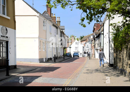 Afficher le long de West street faversham, dans le Kent Banque D'Images