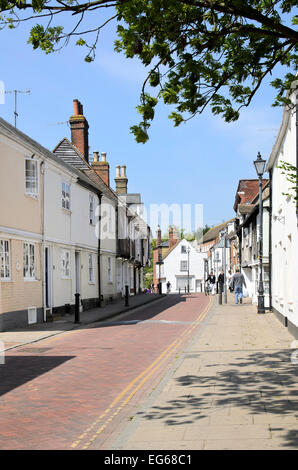 Afficher le long de West street faversham, dans le Kent Banque D'Images