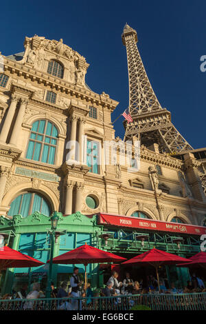 BISTRO EN PLEIN AIR PARIS PARIS HOTEL CASINO THE STRIP LAS VEGAS NEVADA USA Banque D'Images