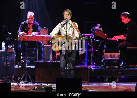 Blue Rodeo fonctionne à l'Amphithéâtre Molson Canadian. Avec : Jim Cuddy Où : Toronto, Canada Quand : 16 août 2014 Banque D'Images