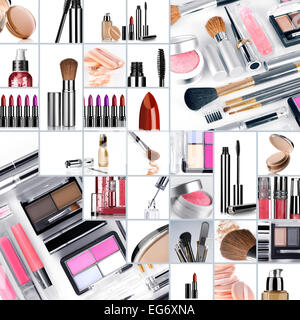 Mélange de maquillage Banque D'Images