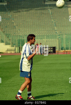 Le capitaine de l'Italie del Piero Alesandro au cours de session de formation internationale dans le Stadio Olympico à Rome Banque D'Images