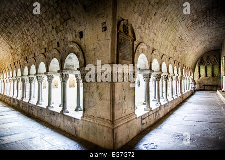 Monastère de Santa Maria de Ripoll, en Catalogne, Espagne. Banque D'Images