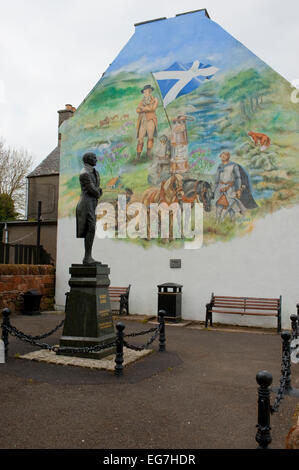 New Cumnock (gaélique écossais : Cumnag Nuadh) est une ville de l'Ayrshire, Ecosse. Il s'agrandit au cours de l'ère de l'extraction du charbon de th Banque D'Images