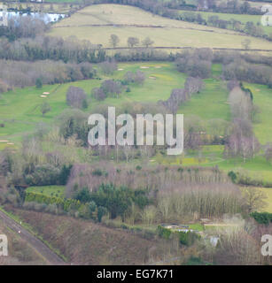 Le parcours de Golf de Worcestershire, Malvern Wells, Worcestershire, Angleterre, RU Banque D'Images