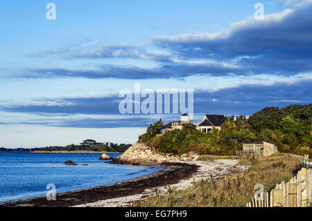 Nobska Beach, Woods Hole, Cape Cod, Massachusetts, USA Banque D'Images