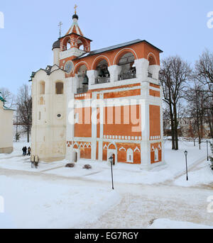 Beffroi, Monastère de Saint Euthymius, Suzdal, région de Vladimir, Russie Banque D'Images