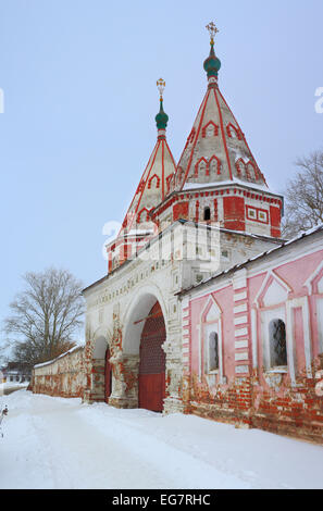 Couvent de Saint Alexandre, Suzdal, région de Vladimir, Russie Banque D'Images