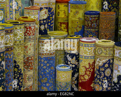 Éphèse, Turquie des tapis colorés Banque D'Images