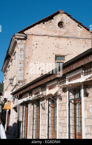 Mostar est une ville de 113,000 personnes en Bosnie-Herzégovine et a été fortement détruit dans la guerre civile autour de 1993. Banque D'Images