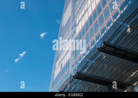 Close up detail du Shard building, Southwark, London, UK Banque D'Images