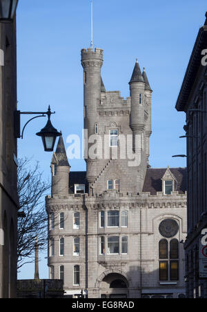 La construction de la citadelle de l'Armée du Salut Aberdeen Castlegate Banque D'Images