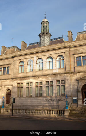 Bâtiment de la Bibliothèque centrale Rosemount Viaduct Aberdeen Banque D'Images