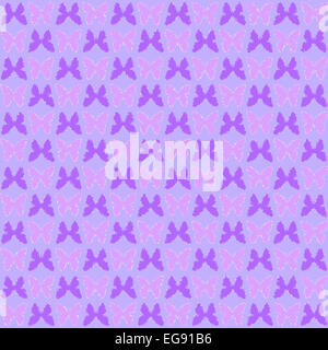 Rose et violet papillons des lilas, un motif de fond transparent Banque D'Images