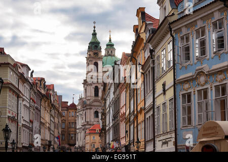 Les rues de Prague, République Tchèque Banque D'Images