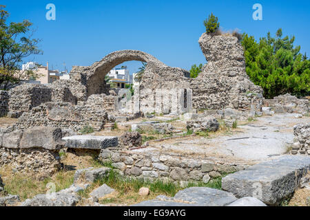 Ancienne ville romaine de Kos Banque D'Images