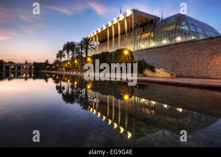 Palais de la musique, Valencia, Espagne Banque D'Images