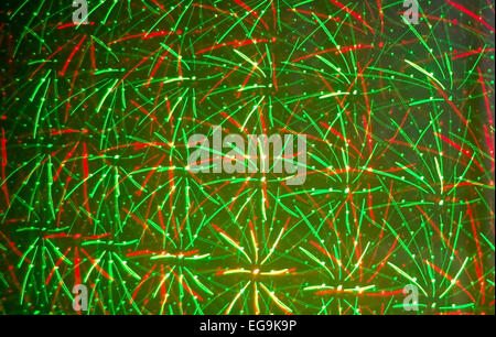 Effet d'éclairage d'origine il créé par la laser. Banque D'Images