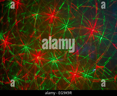 Effet d'éclairage d'origine il créé par la laser. Banque D'Images