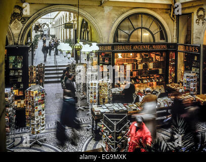 France, Paris, Galerie Vivienne. Banque D'Images