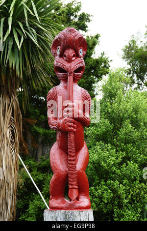 Musée Maori Okains Bay Banque D'Images