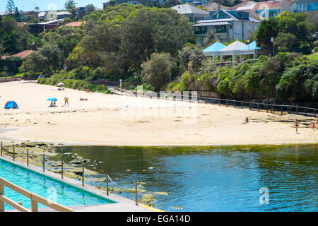 Plage de Clovelly dans la banlieue est de Sydney, Nouvelle Galles du Sud, Australie Banque D'Images