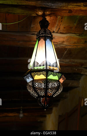 Lampe marocaine typique Banque D'Images
