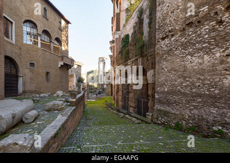 Rome, Italie, 05 Janvier - 2015 : Teatro Marcello ruine datant 17 av. Banque D'Images