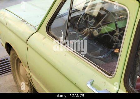 Fragment de voiture rétro Banque D'Images