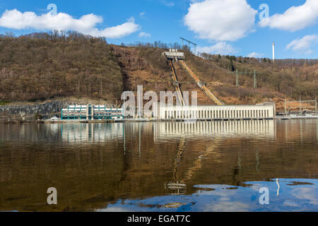 Stockage par pompage hydraulique, rivière Ruhr, 'voir', le lac Hengstey Banque D'Images