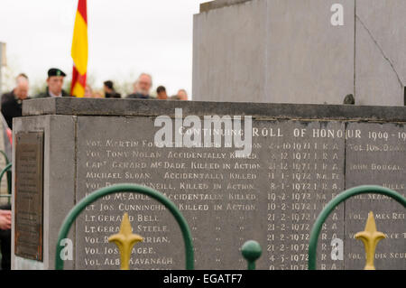 Le Sinn Fein républicain irlandais commémorer morts, Belfast 24/04/2011 Banque D'Images