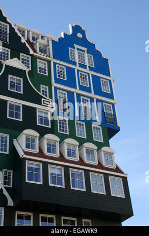 L'architecture originale de l'hôtel Inntel à Zaandam, Pays-Bas Banque D'Images