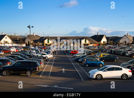 East Midlands Designer Outlet (McArthurGlen). Mansfield Road, South Normanton, DE55 2JW, Royaume-Uni. Le 21er février 2015. Banque D'Images