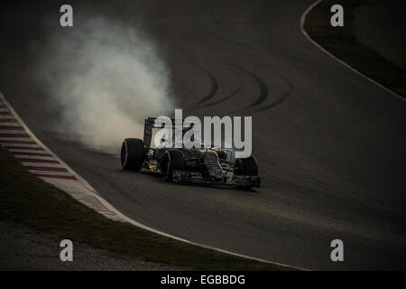 Montmelo, Catalogne, Espagne. Feb 21, 2015. DANIIL KVYAT (RUS) entraîne une Red Bull au cours des 03 jours avant le début de la saison de Formule 1 essais au Circuit de Catalunya de Barcelone © Matthias Rickenbach/ZUMA/ZUMAPRESS.com/Alamy fil Live News Banque D'Images