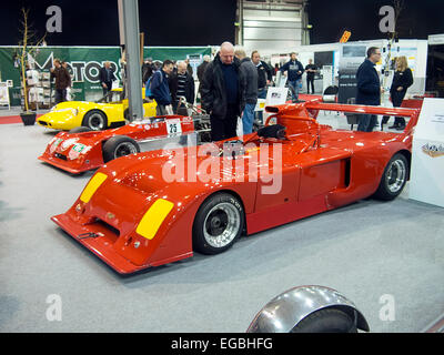 Le Warwickshire, Royaume-Uni. Feb 21, 2015. Retro Course 2015 Voiture de sport Chevron sur l'affichage Crédit : Cabanel/Alamy Live News Banque D'Images