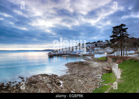 Crépuscule à St Mawes Banque D'Images