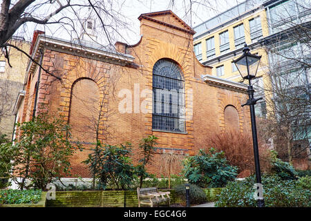 Gresham Centre St Anne and St Agnes Church Gresham Street City Of London UK Banque D'Images