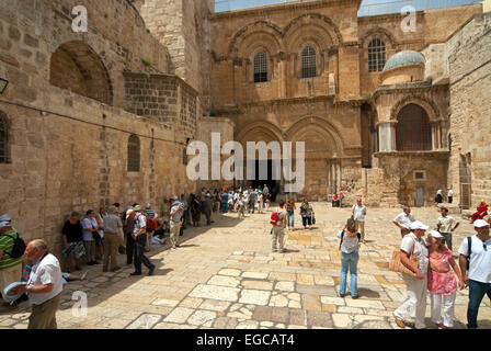 L'église, le Saint Sépulcre, Jérusalem, Israël Banque D'Images