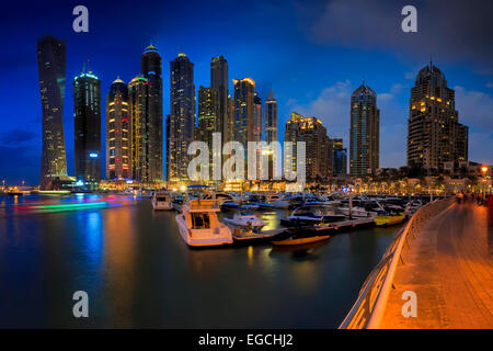 Marina de Dubaï Banque D'Images