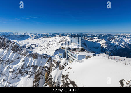 Mont Titlis Engelberg, station supérieure, Obwalden, Suisse Banque D'Images