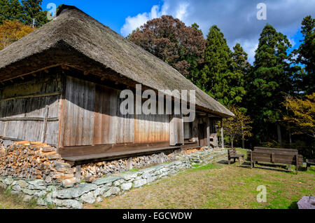 Minka, une vieille maison en bois de style ou, au Japon. Banque D'Images