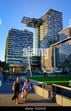 Un Parc Central, dans le cadre d'un important projet de renouvellement urbain dans la banlieue de Sydney Chippendale appelé Central Park. Banque D'Images