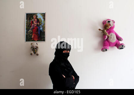 Kaboul. Coffre-fort Hawca d'hébergement pour femmes victimes de violence domestique Banque D'Images